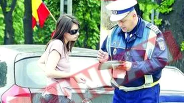 Livia Dila le da castane agentilor de circulatie