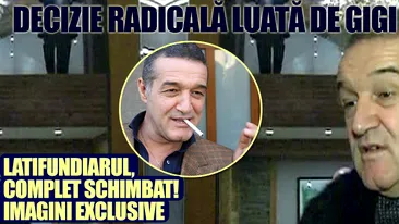 Decizie radicală luată de GIGI BECALI! Latifundiarul, complet schimbat! IMAGINI EXCLUSIVE