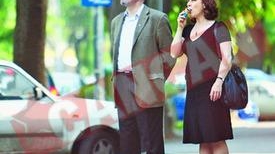 Marko Bela, la o inghetata cu sotia