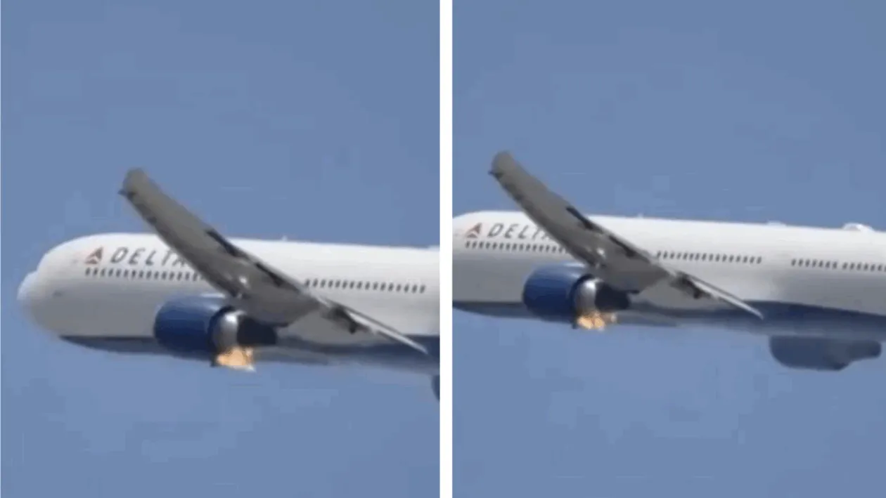 Panică la bordul unui avion aflat în aer! Unul din motoare a luat foc, informații de ultimă oră