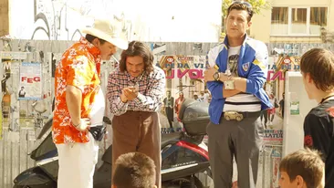 Actorii din Las Fierbinti au luat cu asalt Centrul Vechi din Capitala