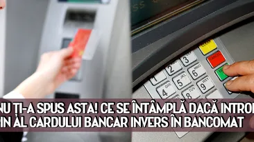 Nimeni nu ti-a spus asta! Ce se întâmplă dacă introduci codul PIN al cardului bancar INVERS în BANCOMAT