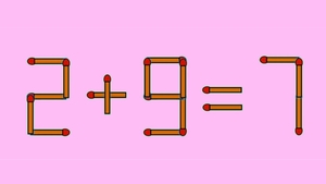Test IQ exclusiv pentru genii | Corectați 2 + 9 = 7, mutând un singur chibrit