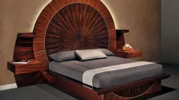 Uite cum arata cel mai scump pat din lume! Este evaluat la 200.000 de dolari!