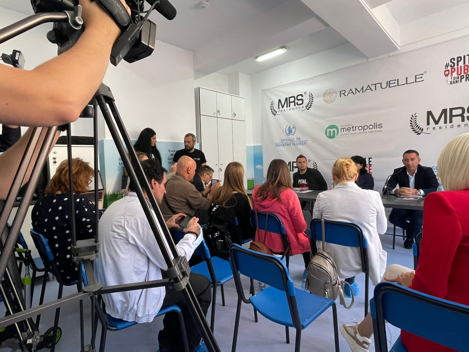 Acțiune caritabilă organizată de Mrs Residence, în parteneriat cu Fundația Metropolis condusă de Codin Maticiuc, care derulează inițiativa #spitalepublicedinbaniprivati