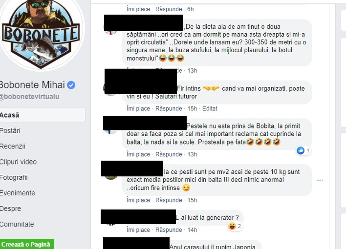 Peștele lui Bobonete a stârnit comentarii fără sfârșit