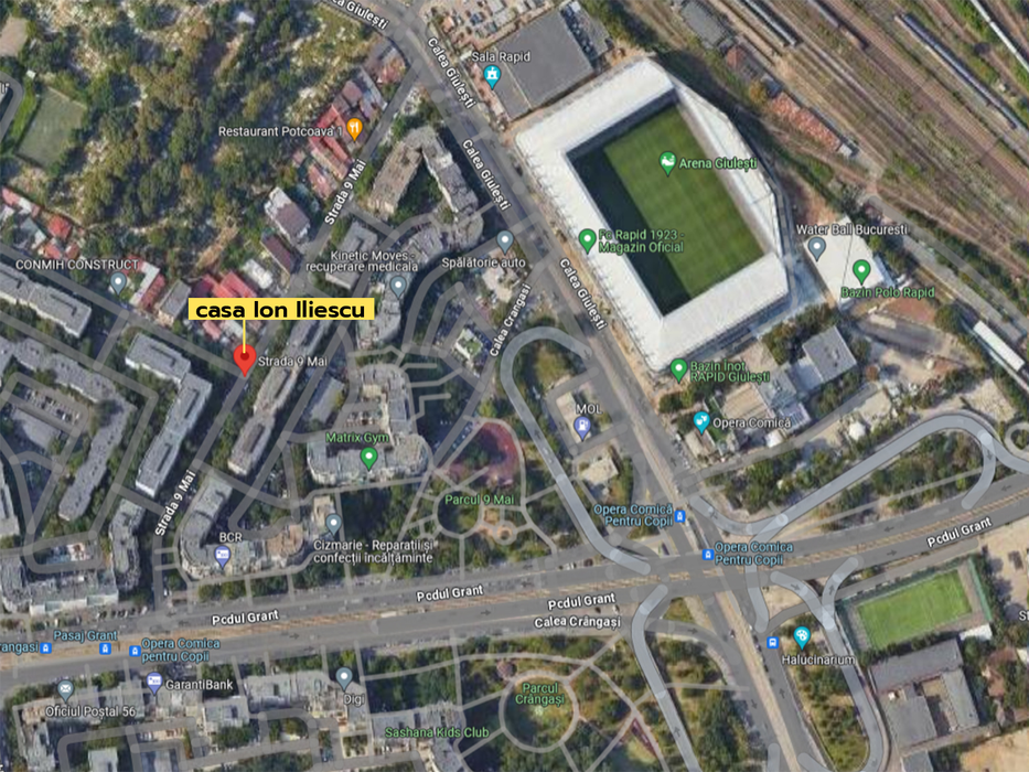 Imagini cu casa lui Ion Iliescu.