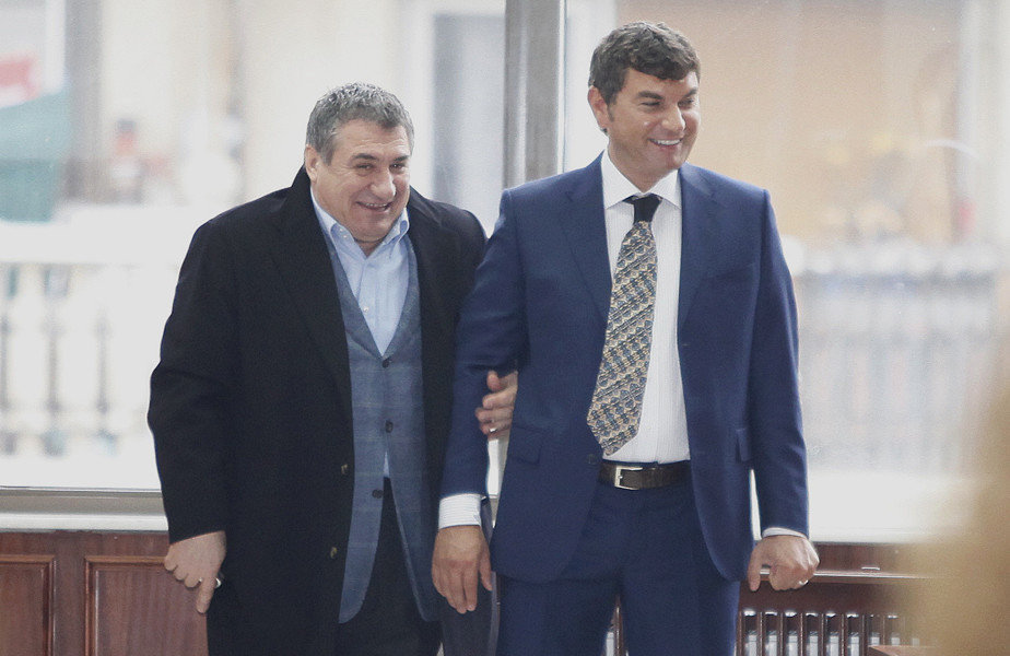 Victor Becali, alături de Cristian Borcea
