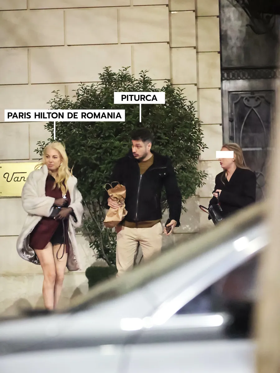 Alex Pițurcă și Paris Hilton de România pleacă împreună din club