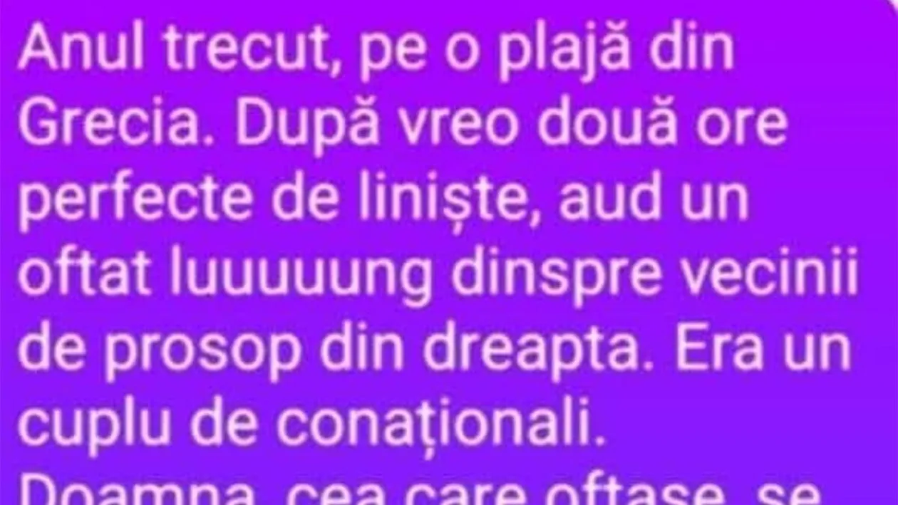 BANC | Anul trecut, pe o plajă din Grecia