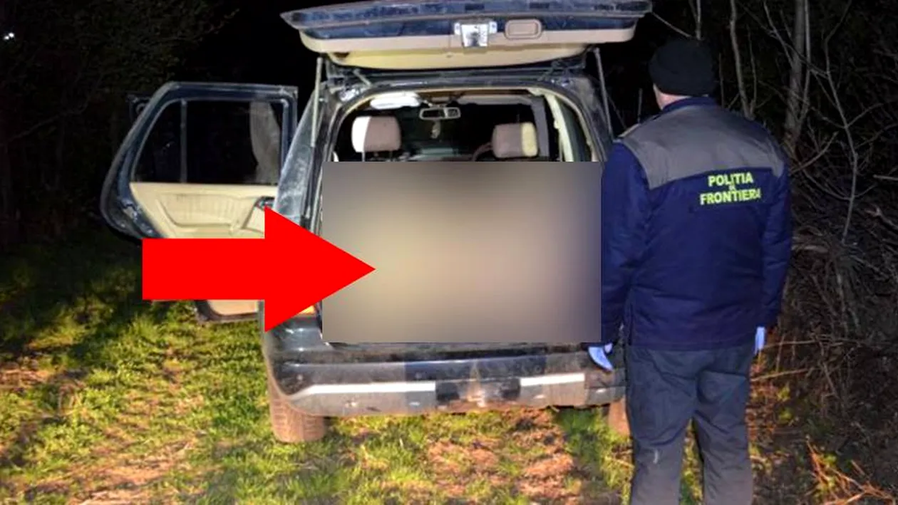 Ce au găsit polițiștii într-o mașină abandonată într-o pădure din Botoșani. Au avut un șoc când au deschis portbagajul. Ce au văzut