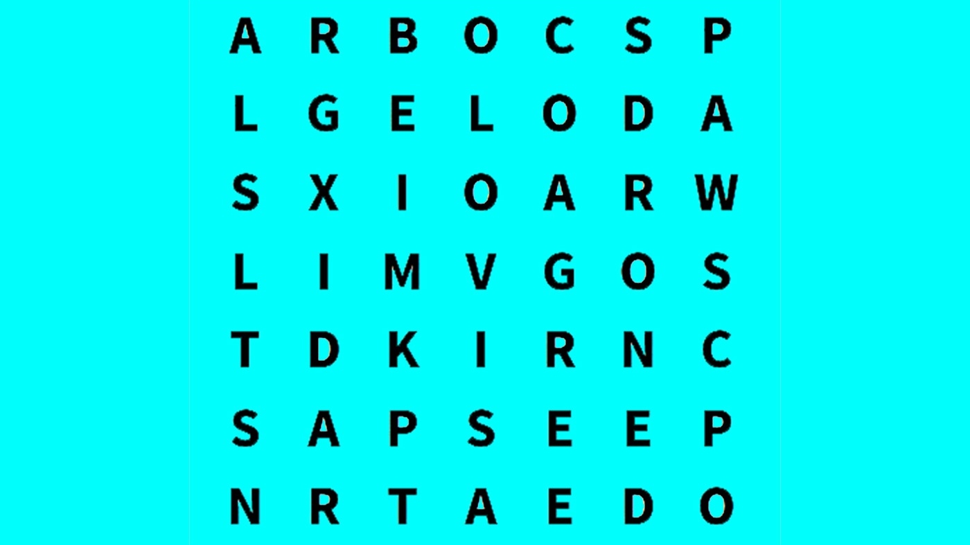 Test de inteligență | Identificați cuvântul "cobra" în acest puzzle!