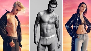 Justin Bieber, Kendall Jenner si David Beckham stralucesc in lenjerie intima