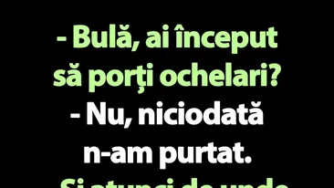 BANC | Bulă și semnele de pe nas