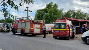 Accident cu 7 victime în Dâmbovița. Este al doilea accident cu microbuz într-o săptămână