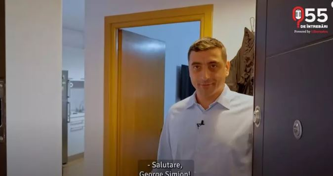 Imagini din apartamentul în care George Simion locuiețte cu chirie - în București/ sursă foto: libertatea