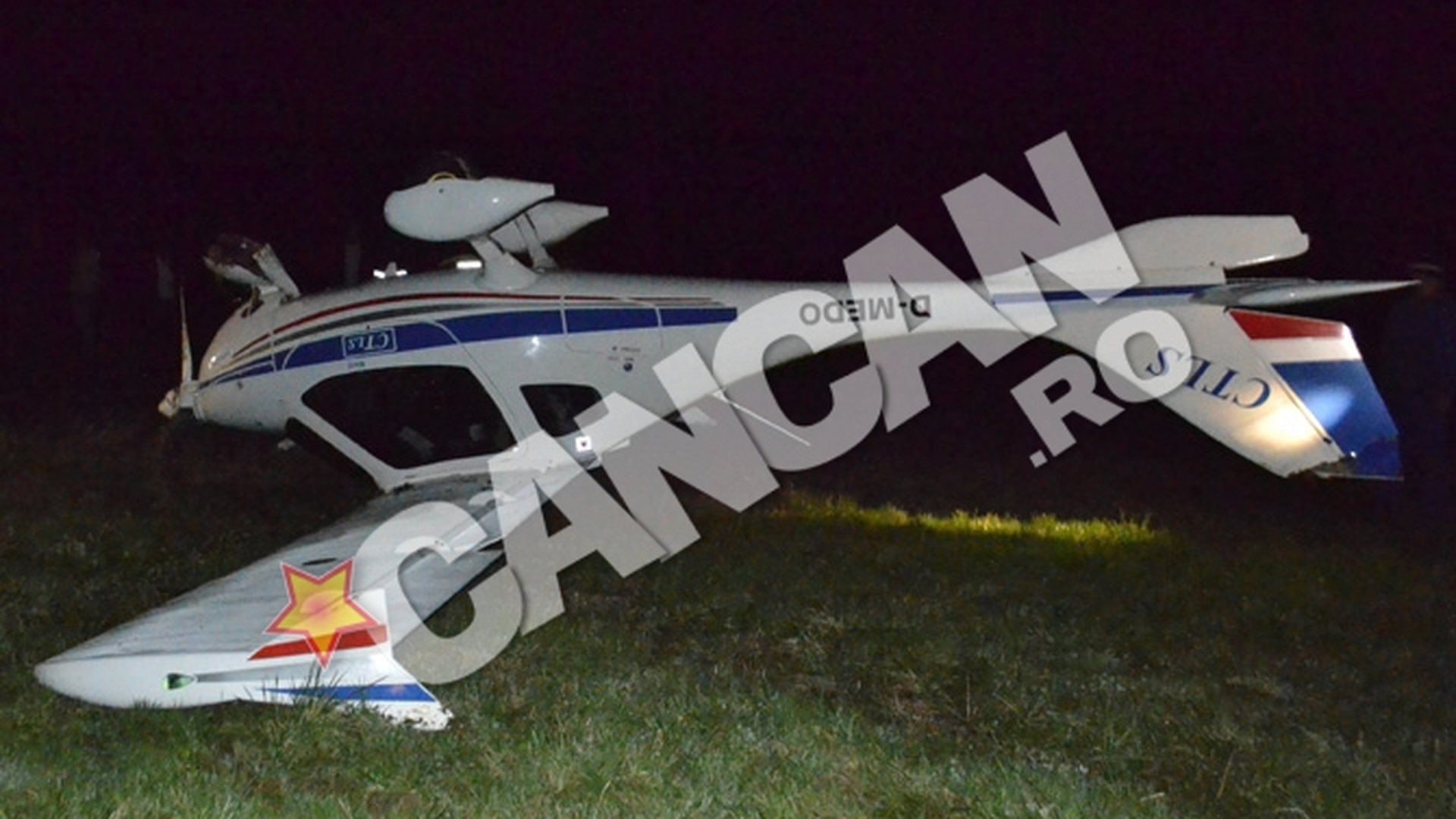 Un avion a aterizat fortat langa Brasov!