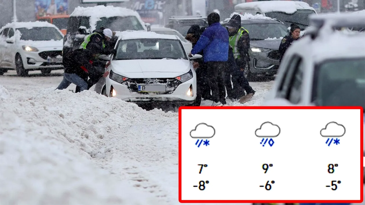 Orașul iernii eterne. Localitatea din România în care primăvara refuză să vină: Meteorologii Accuweather anunță viscol și -8 grade Celsius