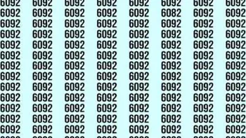 Test de logică | Găsiți singurul număr diferit de 6092!