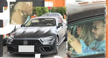 Gabi Bădălău s-a echipat cu „kit” complet de barosan:  Brabus - 200.000 € + Audemars Piguet Royal Oak Chronograph - 100.000 € + ochelari de soare DITA Mach Five de 1.000 €