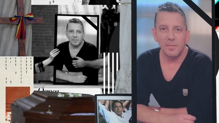 Imagini în exclusivitate de la înmormântarea lui Costin Mărculescu