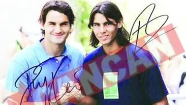 Federer l-a luat o tura pe Nadal, cu avionul sau