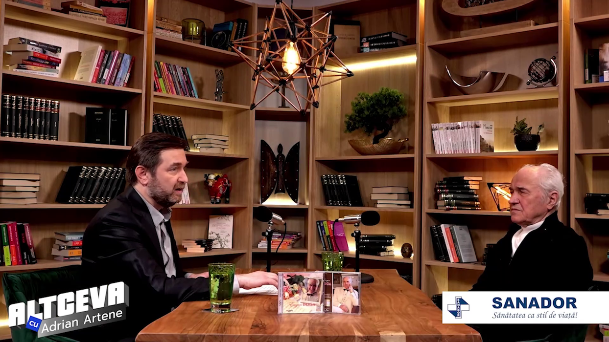 Maestrul Eugen Doga este invitatul săptămânii în podcastul "ALTCEVA cu Adrian Artene" (Foto: captură video)