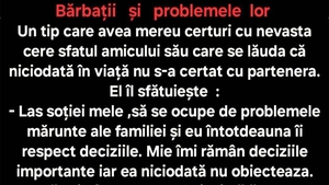 BANC | Un tip care avea mereu certuri cu nevasta cere sfatul amicului său