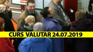 Curs valutar 24 iulie 2019. Cod galben pe piața bancară: Câți lei costă azi 1 euro