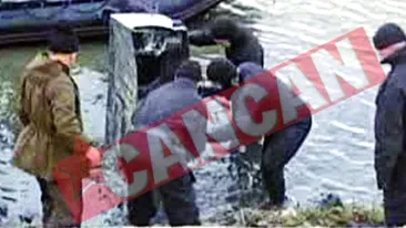 Bancomatul furat a fost gasit in Lacul Morii