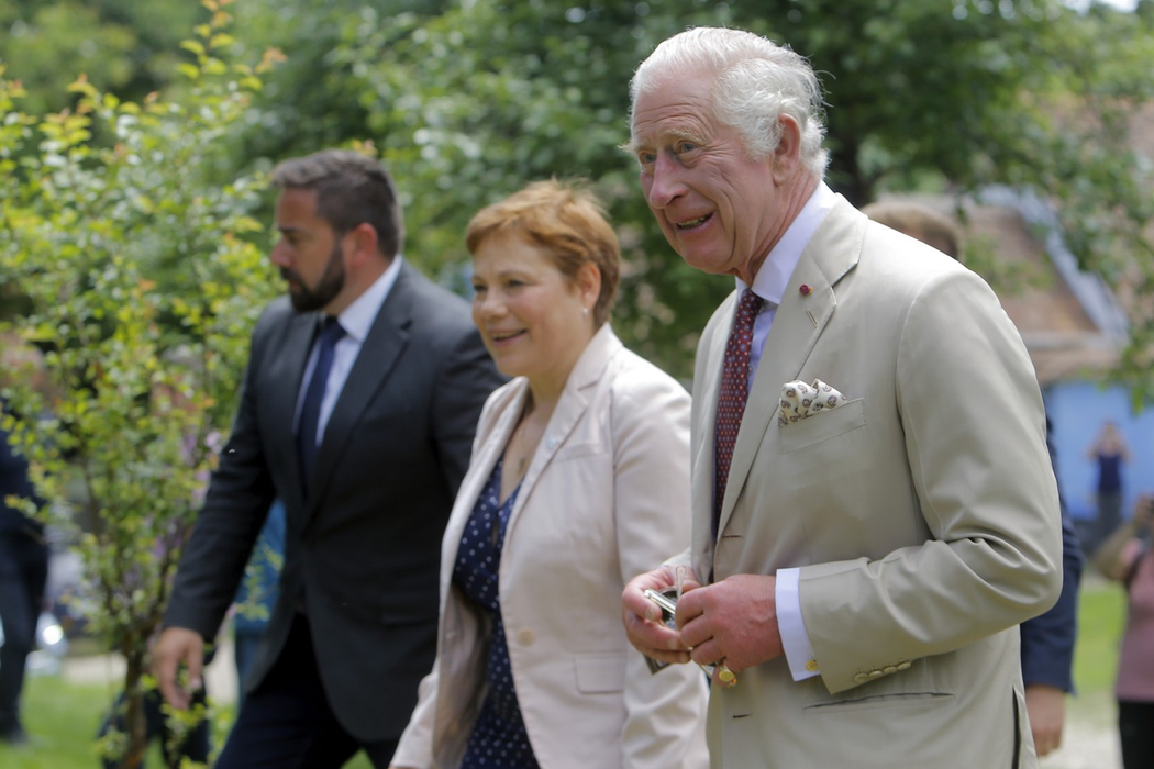 Regele Charles la Viscri în 2023. Foto: Profimedia