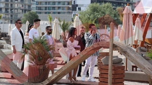 Tzancă Uraganu a uitat de dress-code? Singurul invitat de la nunta lui Florin Salam cu Roxana Dobre care nu a purtat cămaşă albă