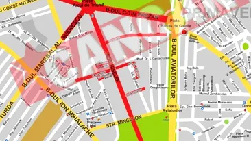 Ziua Nationala provoaca haos in traficul din Capitala