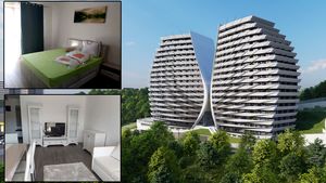 Mai scump ca în Dubai! Cu câți euro își închiriază un proprietar apartamentul de 57 mp din "Blocul cu aripi" din Cluj-Napoca
