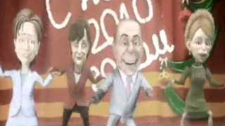 "Playboy-ul" Berlusconi, ironizat de rusi
