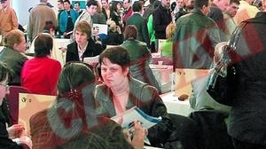 Au stat ore in sir la coada pentru un loc de munca