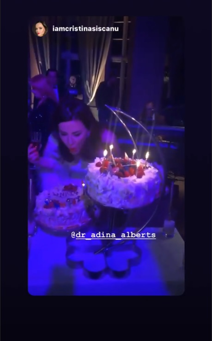Adina Alberts, rasfățată cu cadouri de lux de ziua ei. Ce pantofi și-a luat Gabriela Cristea la little black dress, care i-a ascuns burtica de gravidă
