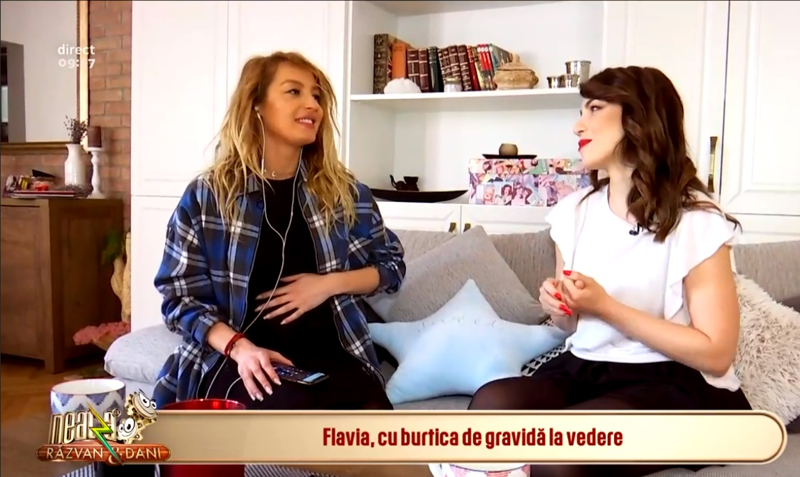 Când se întoarce Flavia Mihășan la “Neatza cu Răzvan și Dani”. Vedeta de la Antena 1 a spus și cum a ales să nască