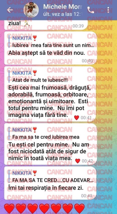 EXCLUSIV | Avem mesajele lui Michele Morrone către Nikita. Iubire și pasiune totală între vedeta din „365 de zile” și femeia din România