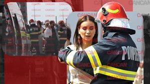 Geanina Ilieş a lovit cu maşina un bărbat, fix când ieşea din sediul Antenei! Victima, luată cu targa! Imaginile exclusive de la locul accidentului!