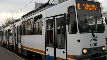 Linia tramvaiului 41, blocată! Ce s-a întâmplat în această dimineaţă în Capitală