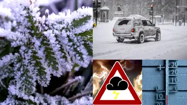 ANM a schimbat prognoza meteo pentru weekend: unde va ninge în perioada 5-6 aprilie