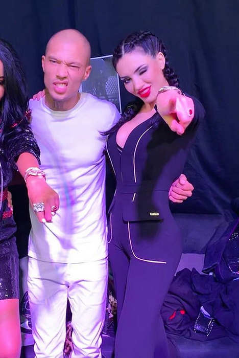 Jeremy Meeks și Andreea Sasu, în Dubai