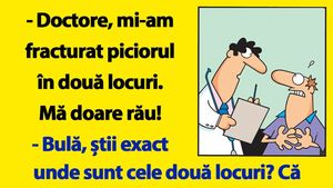BANC | Bulă, la doctor: "Mi-am fracturat piciorul în două locuri"