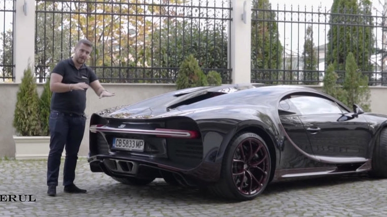 El este românul care conduce un Bugatti Chiron: primul test cu mașina de 3,5 milioane de Euro