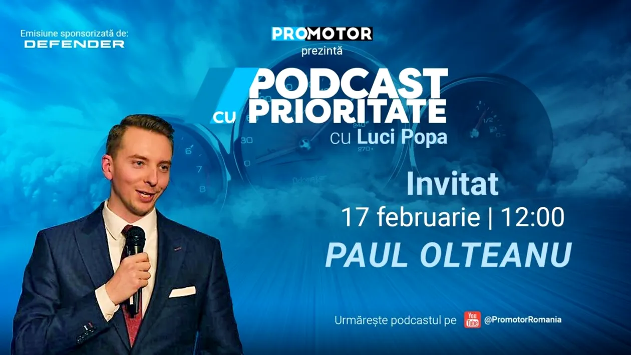 Paul Olteanu explică psihologia șoferilor români în „Podcast cu Prioritate” #64 by ProMotor