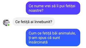 Bancul de weekend | "Ce nume vrei să îi pui fetiței noastre?"