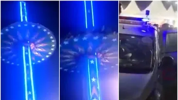 Distracție care ar fi putut să se termine tragic. O roată dintr-un parc de distracții s-a prăbușit la un bâlci, iar 50 de persoane au fost rănite