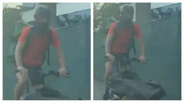 Atac în plină zi, în București. Două femei au fost agresate de un biciclist care purta cagulă