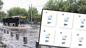 Plouă fără oprire în toată România! Pe ce dată se opresc ploile în București, potrivit meteorologilor EaseWeather